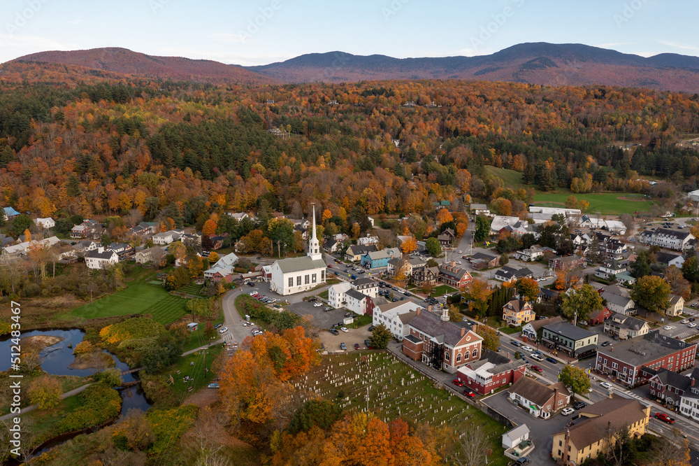 Obraz premium Peak Foilage - Stowe, Vermont