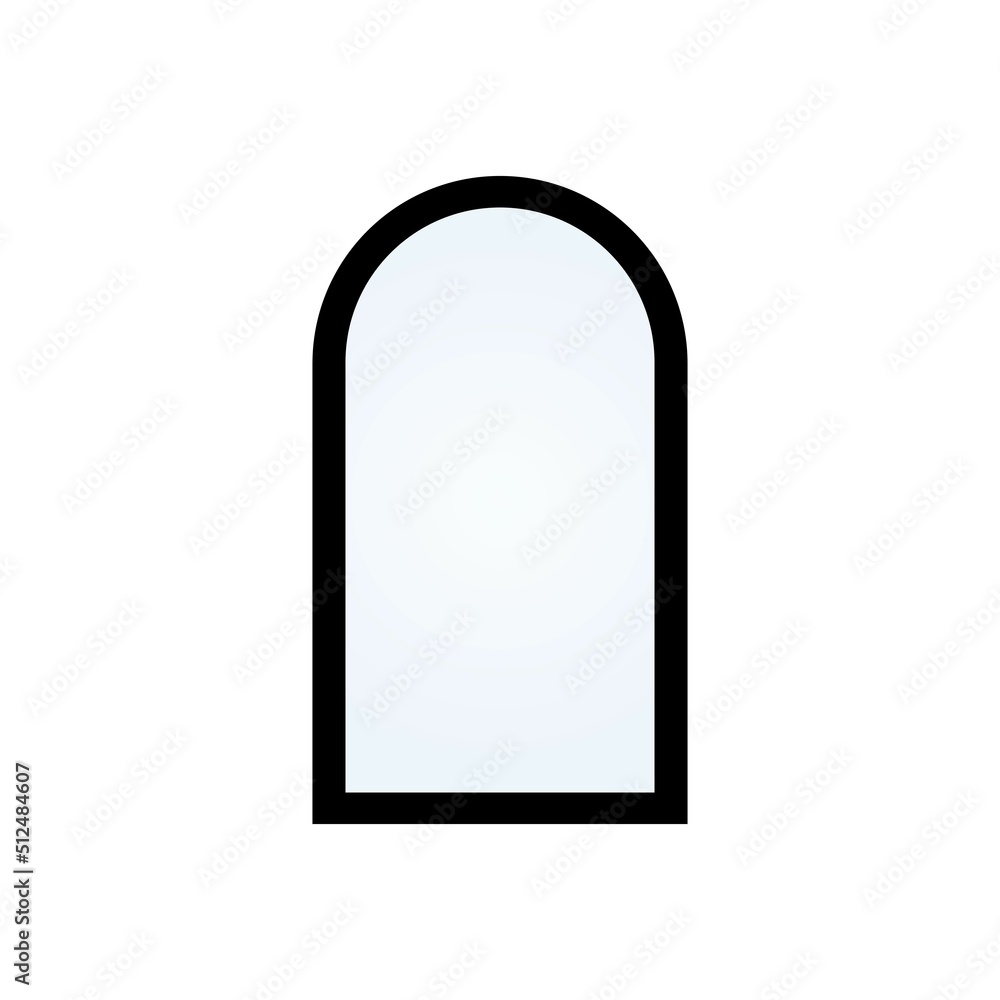 Mirror icon template vector Mirror icon template vector
