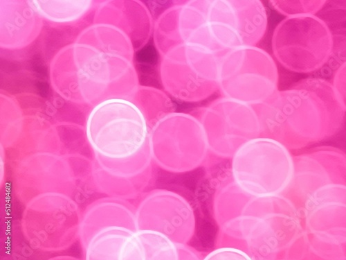 bright pink bokeh for abstract blur background on valentines day blurry lights for design