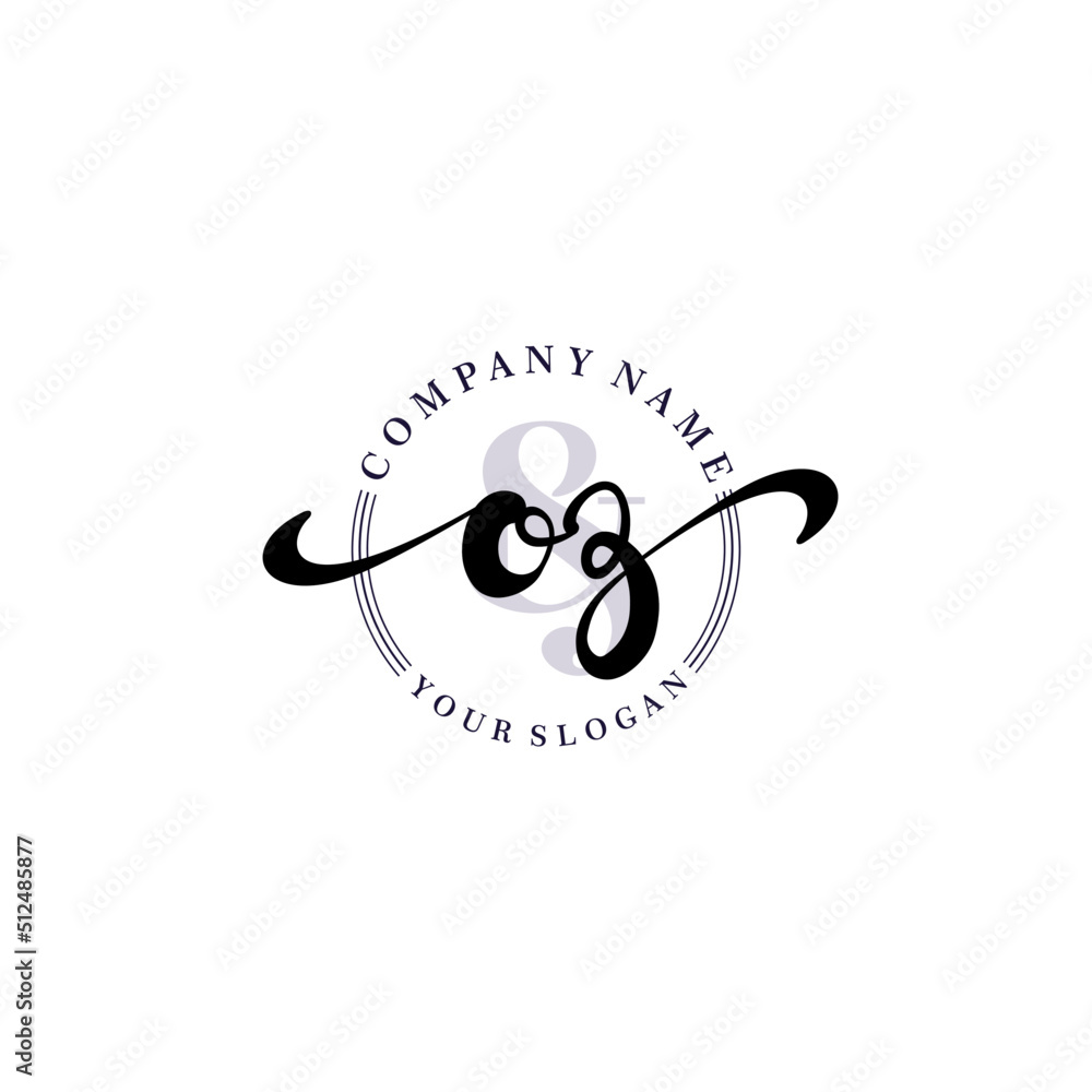 OZ Initial handwriting logo vector. Hand lettering for designs. OZ Initial handwriting logo vector. Hand lettering for designs.