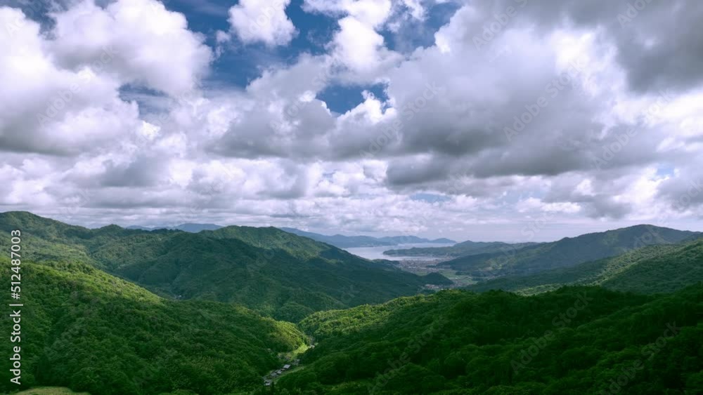 大江山から宮津湾タイムラプス