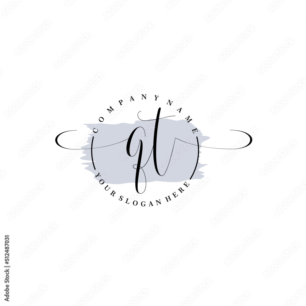 QT Initial handwriting logo vector. Hand lettering for designs. QT Initial handwriting logo vector. Hand lettering for designs.