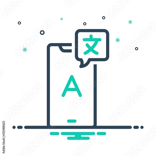 Mix icon for translator