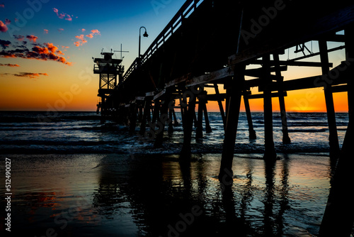 Wallpaper Mural sunset at the pier Torontodigital.ca