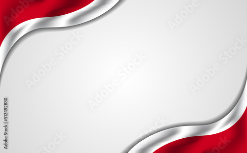 indonesia flag background concept for indonesia independence day illustration