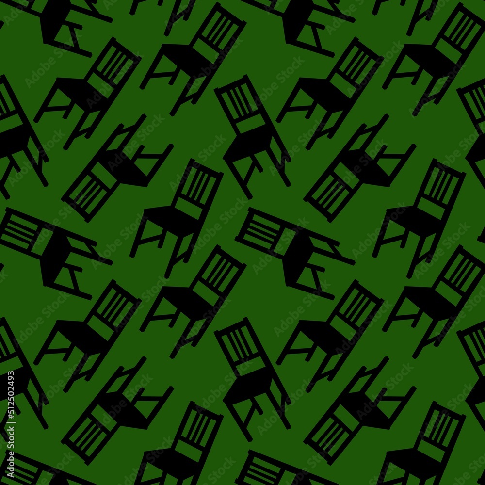 Seamless chair pattern for fabrics and textiles and packaging and gifts and kids and wrapping paper Seamless chair pattern for fabrics and textiles and packaging and gifts and kids and wrapping paper