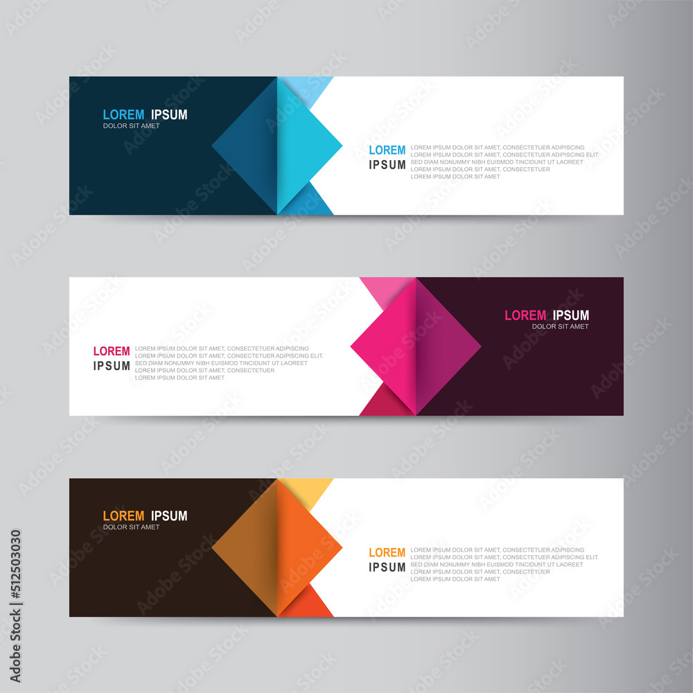 Banner background. Modern template vector design Banner background. Modern template vector design