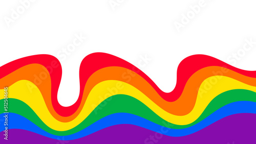 Fluid wavy colorful banner background design.