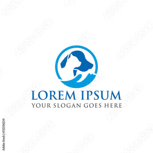 pets care logo , veterinary logo