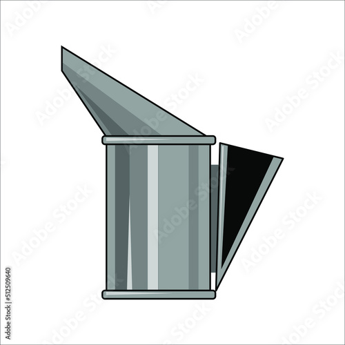 Bee smoker on white background