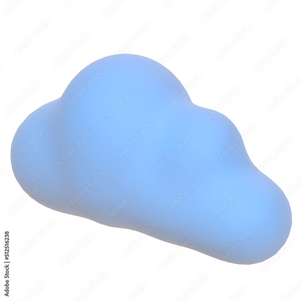 Cloudy in 3d render for graphic asset web presentation or other Cloudy in 3d render for graphic asset web presentation or other