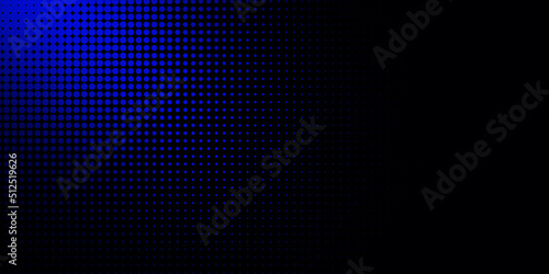 Abstract Dark Digital blue dots background © gojalia