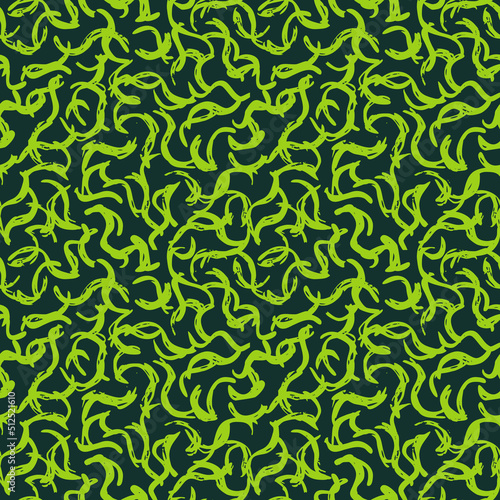 Vector Seamless Hand Drawn Scribble Pattern. Minimal Artistic Sketch Endless Print.