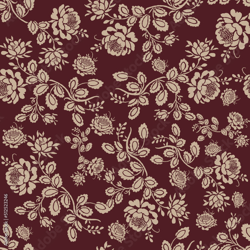 unique design floral seamless pattern background