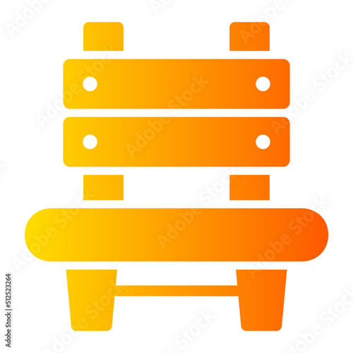 bench gradient icon