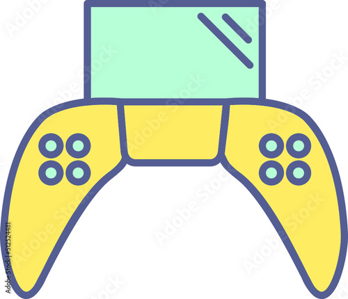 Unique Play Station Vector Icon