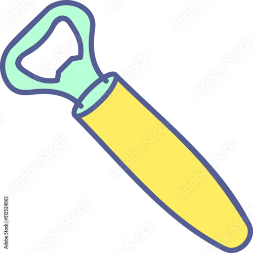 Unique Opener Vector Icon