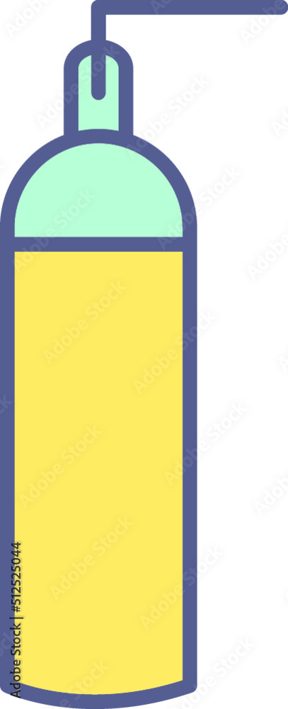 Unique Oxygen Tanks Vector Icon Unique Oxygen Tanks Vector Icon