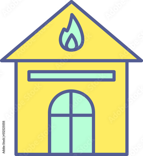 Unique Fire Brigade Vector Icon