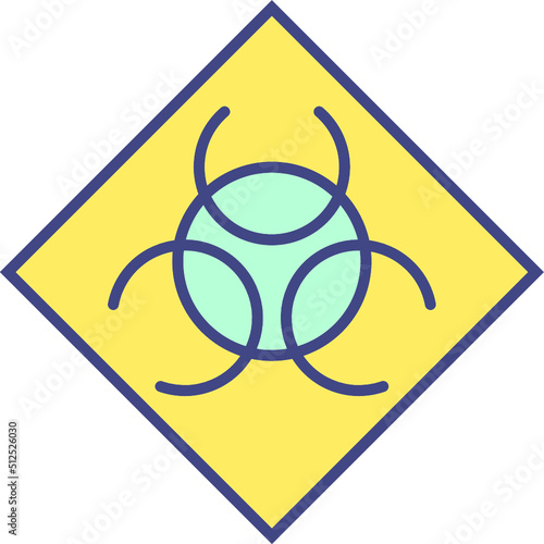 Biological Hazard Vector Icon