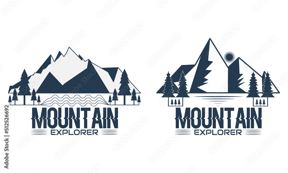 Mountain vector graphic design Mountain vector graphic design