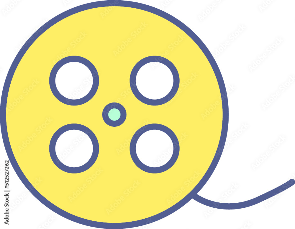 Fototapeta premium Unique Line Filled Icon