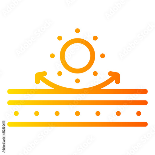 Protection gradient icon