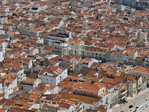 Roof view city of Nazare, Centro - Portugal 