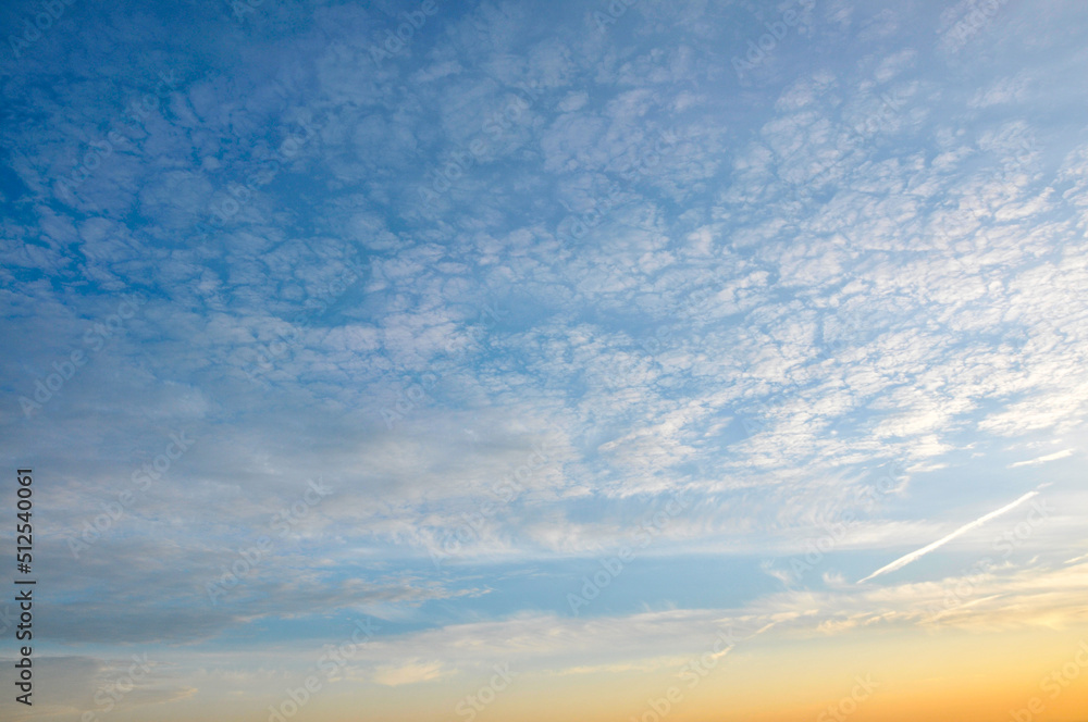 Obraz premium sunset over the clouds