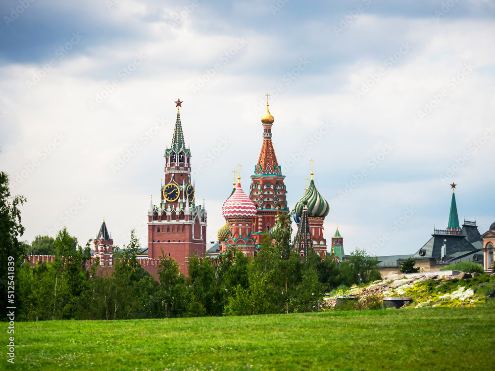 Picture of St. Basil's Cathedral in Moscow.