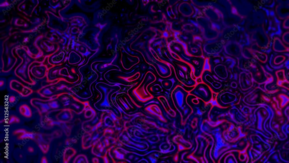 Liquid Fractual Background | Animation Modern Reflection Map Texture ...