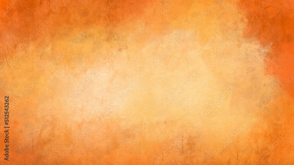 Abstract orange background with red vintage grunge texture of thanksgiving and halloween day , Wallpaper Illustration background 