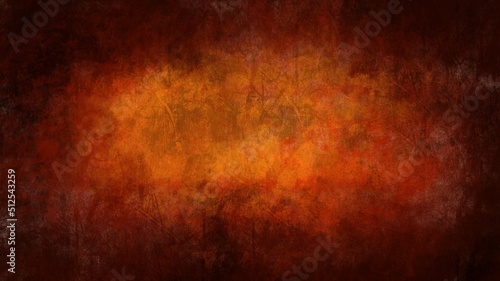 Abstract dark red and orange background vintage grunge texture , Wallpaper Illustration background 