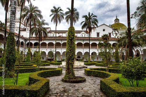 San Francisco convent cloister  Quito  Ecuador