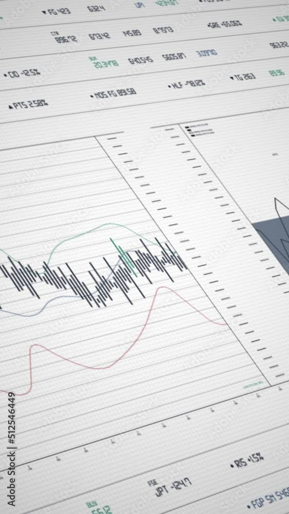 Statistics data report. 4k vertical animation. Statistics data report. 4k vertical animation.