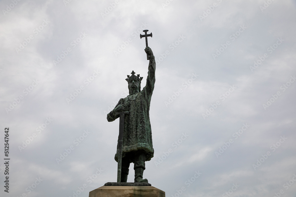 Statue of Stephen III of Moldavia, most commonly known as Stephen the Great, in Chisinau, Moldova