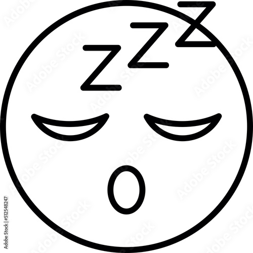 Sleepy Face Icon