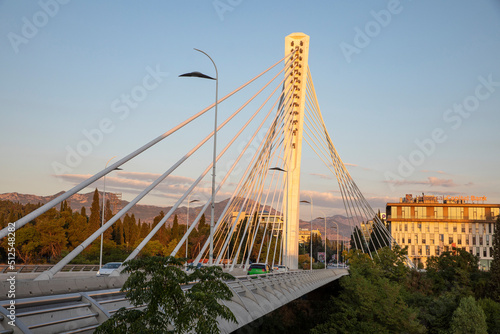 Millenium bridge in Podgorica  city