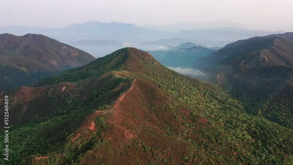 Aerial shot of forest mountain of Lui Ta Shek Sai Kung ,Hong Kong. Aerial shot of forest mountain of Lui Ta Shek Sai Kung ,Hong Kong.