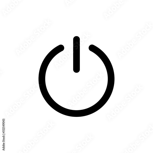 Power simple icon