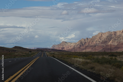 Grand Canyon, Arizona USA - 09 28 2016: The thrill of a journey into the Grand Canyon, an immense gorge created by the Colorado River in northern Arizona.