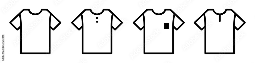 T-shirt icon. Clothing icon, Vector illustration T-shirt icon. Clothing icon, Vector illustration