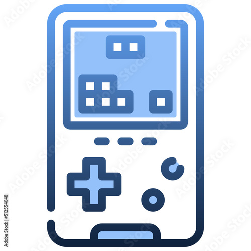 GAME BOY Gradient icon,linear,outline,graphic,illustration