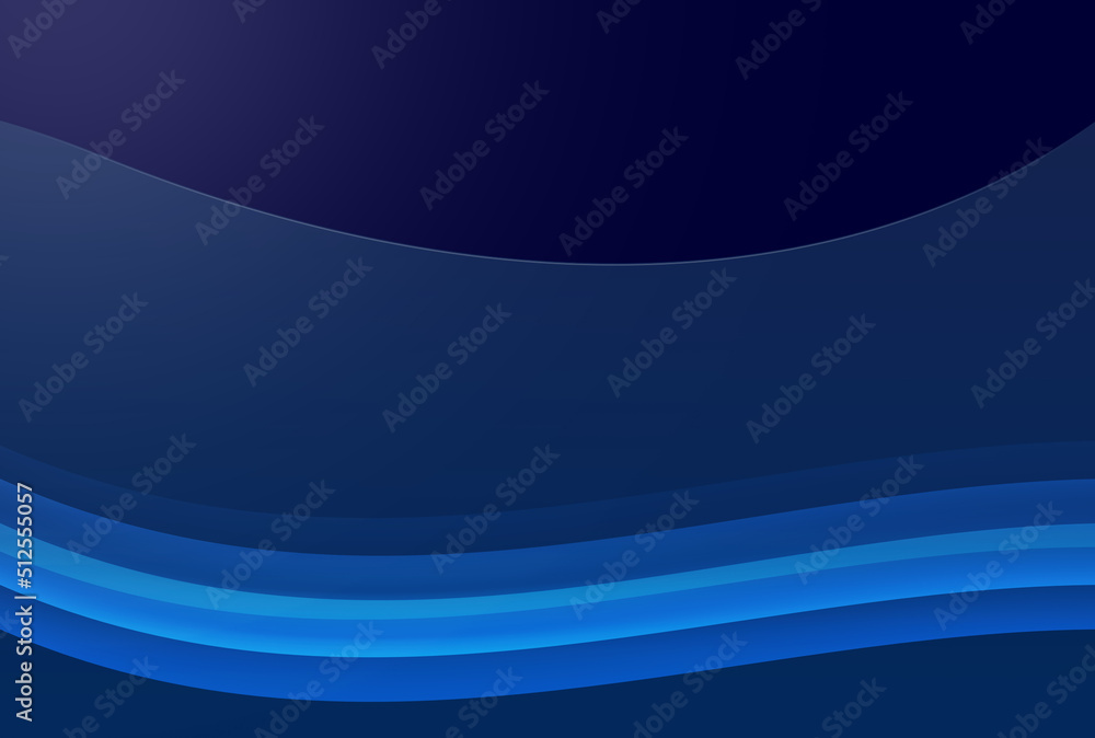 abstract blue lines curve wave background