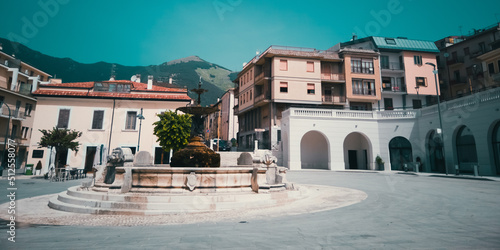 Foto Castel Di Sangro, square, Abruzzo Italy
