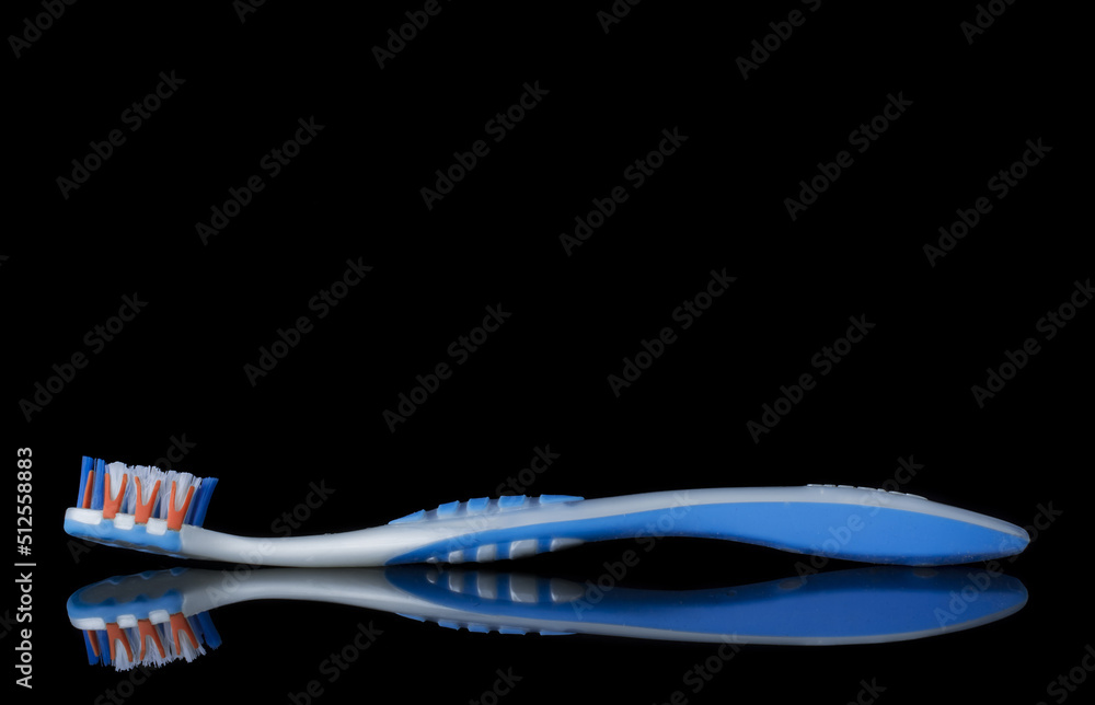 Tooth brush isolated on a black background Tooth brush isolated on a black background