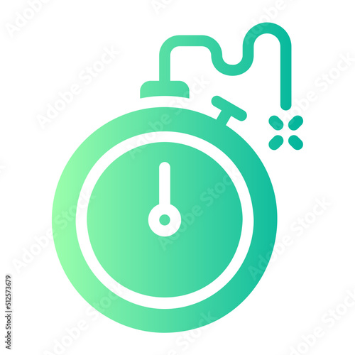 deadline glyph icon