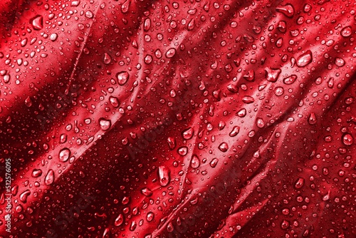 Water drops on the fabric