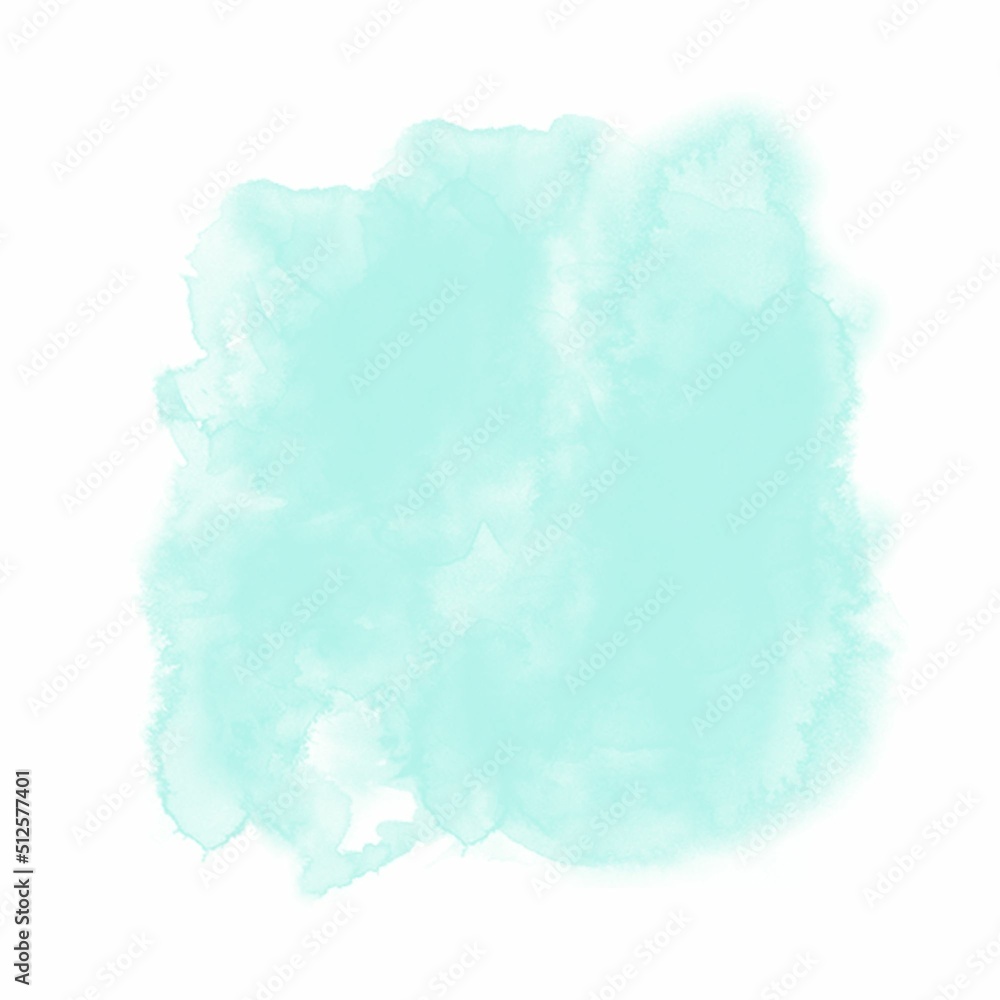 Abstract Watercolor Background Pastel  Green