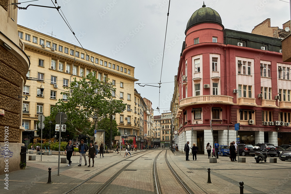 Streets of old Sofia